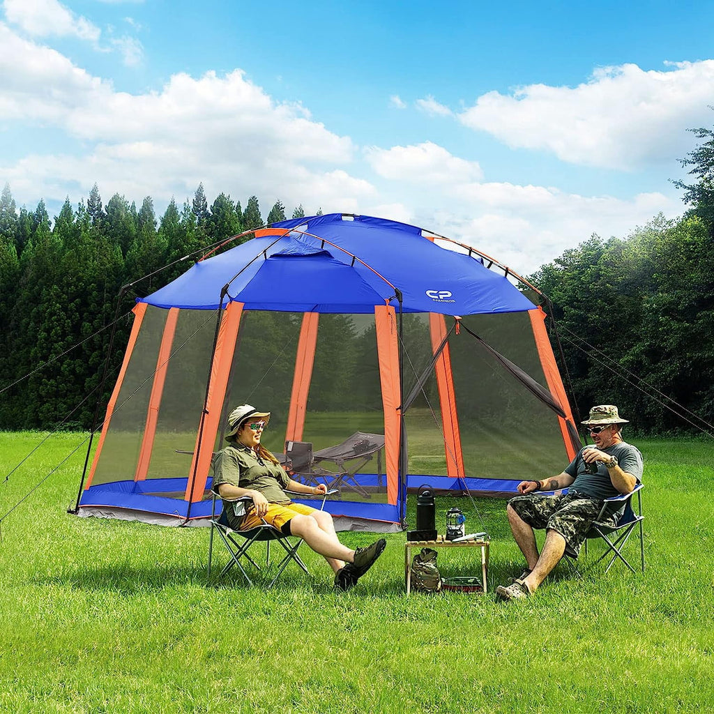 CAMPROS Screen House Room Camping Tent 13 x 13 Ft Canopy Tent Screen Shelter Gazebos Outdoor
