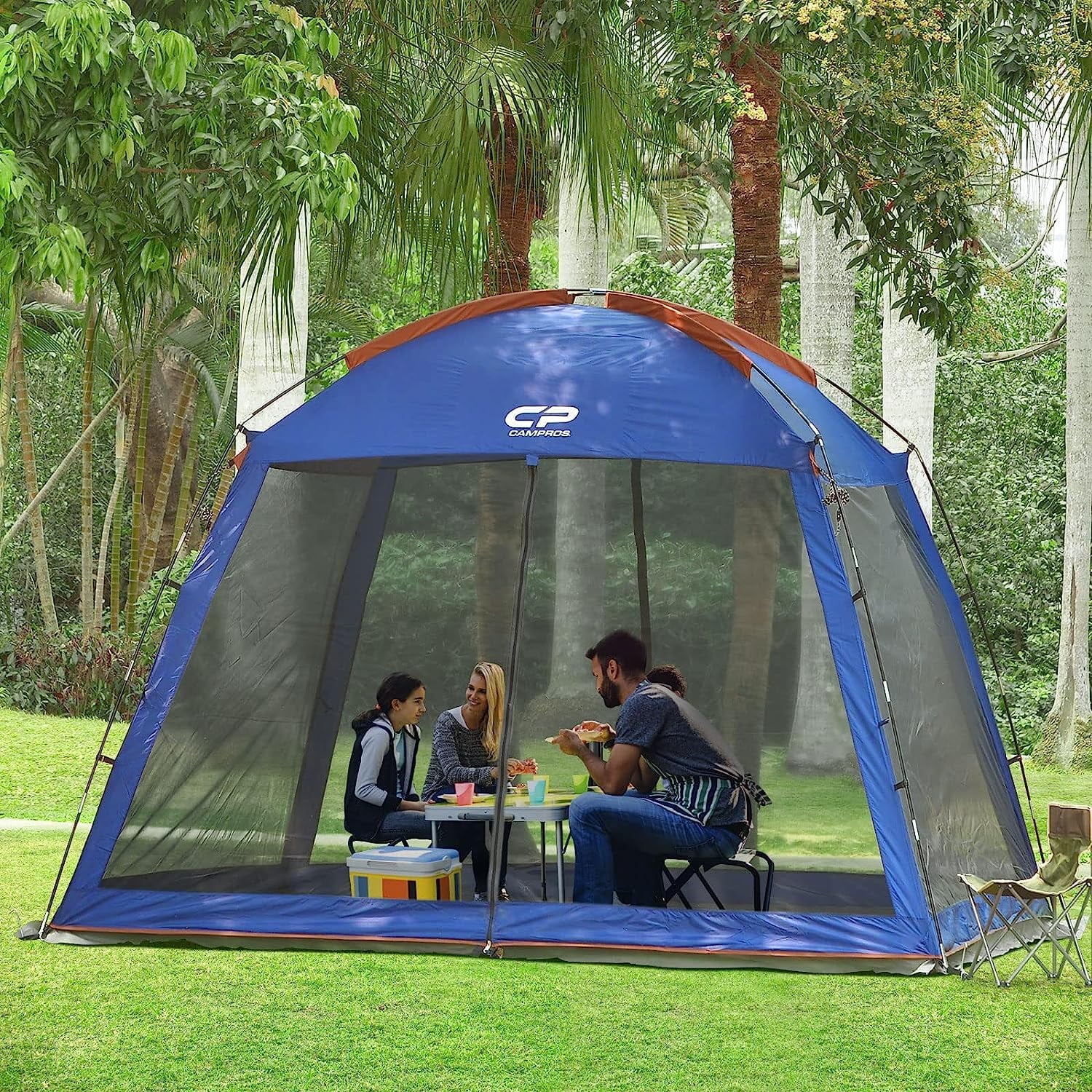 CAMPROS Screen House Room Camping Tent 13 x 13 Ft Canopy Tent Screen Shelter Gazebos Outdoor