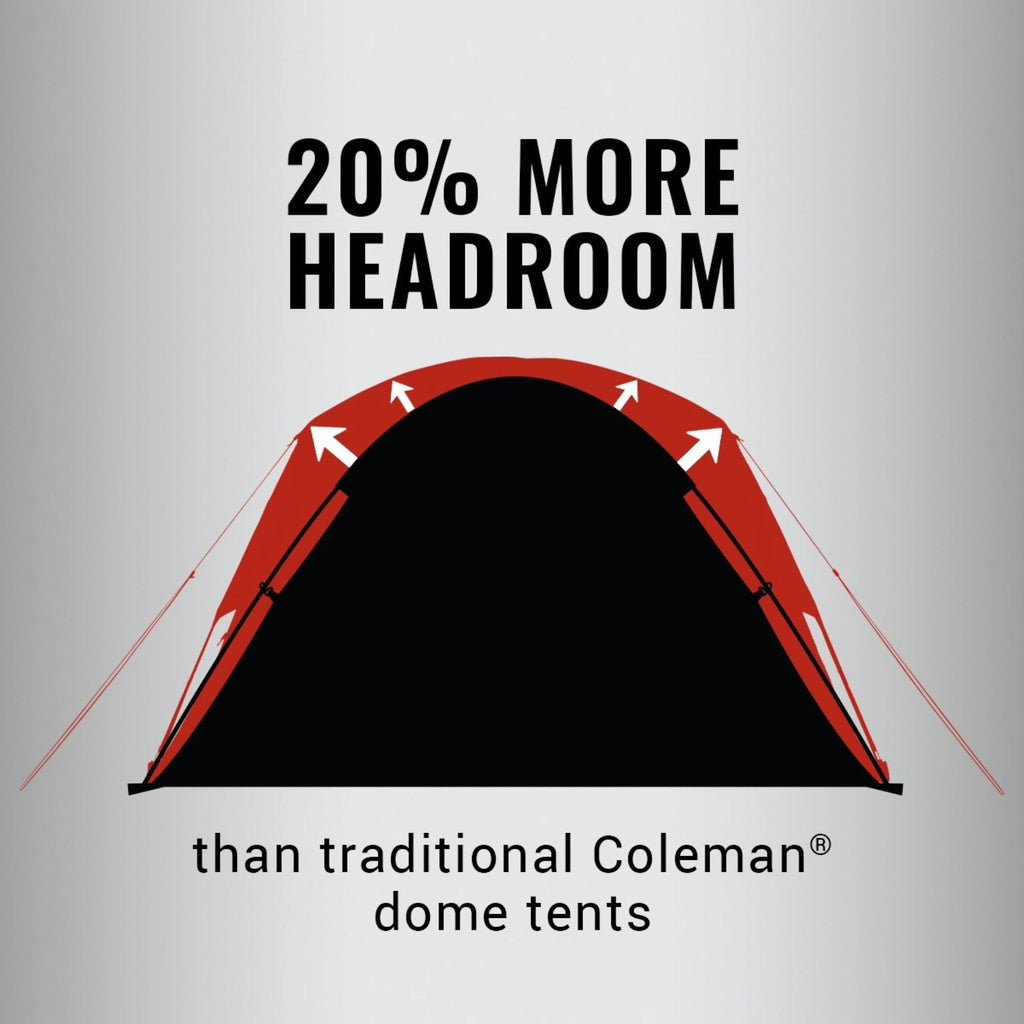 Coleman 4-Person Dark Room™ Skydome™ Camping Tent