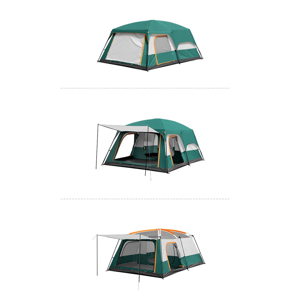 Eccomum 12-Person Family Cabin Tent with Divided Curtains