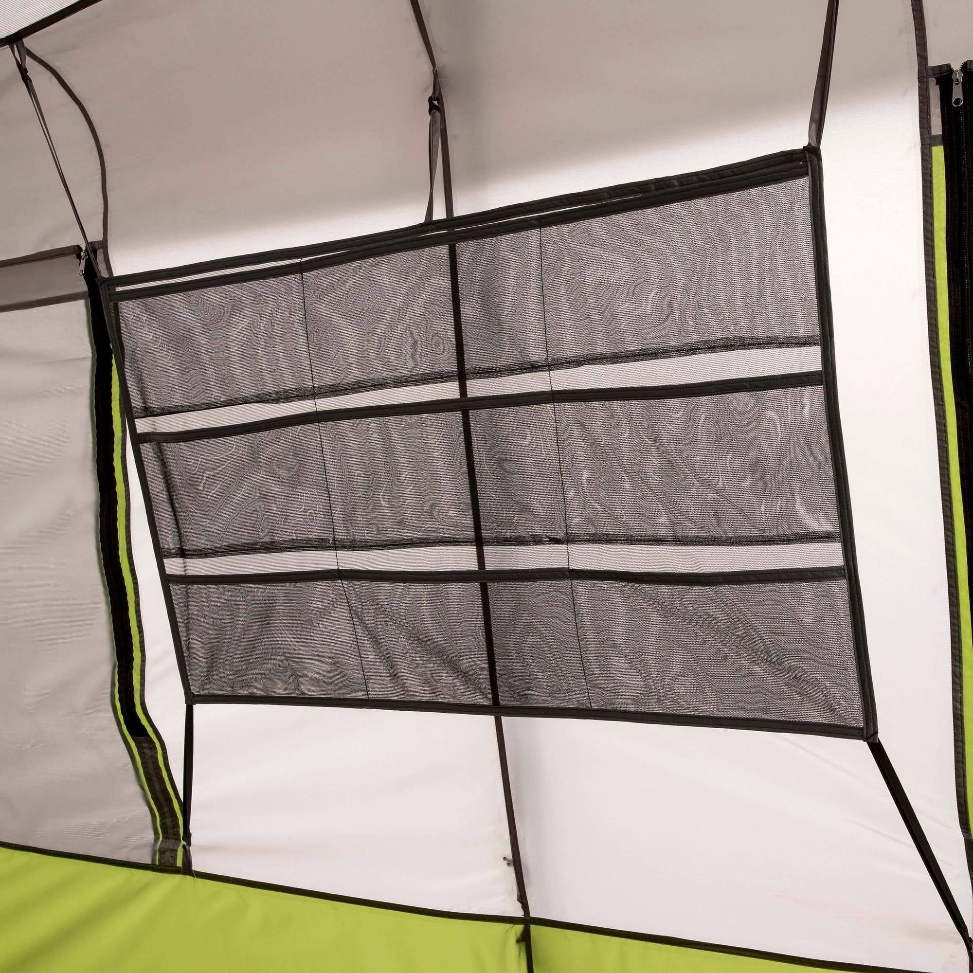 Ozark Trail 14' x 13.5' 9 Person 2 Room Instant Cabin Tent with Screen Room, 40.8 lbs