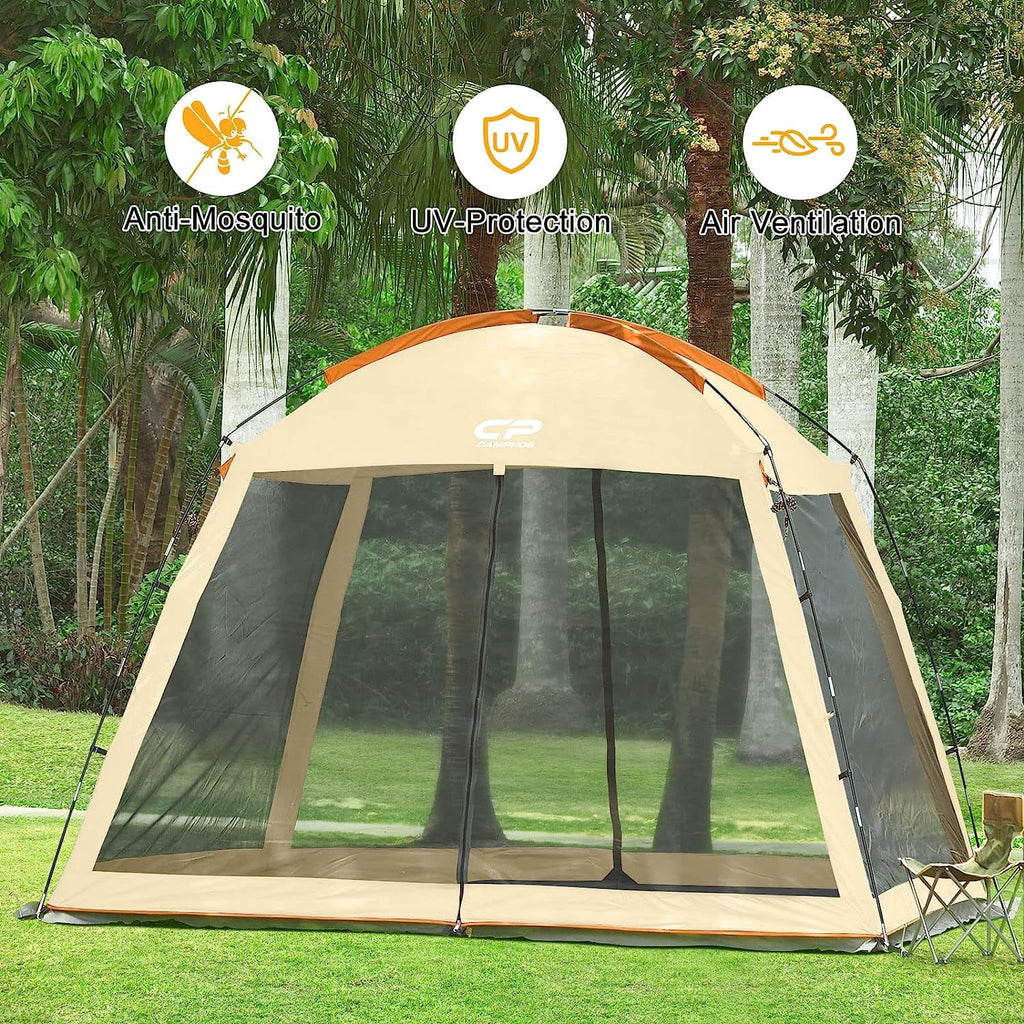 CAMPROS Screen House Room Camping Tent 13 x 13 Ft Canopy Tent Screen Shelter Gazebos Outdoor