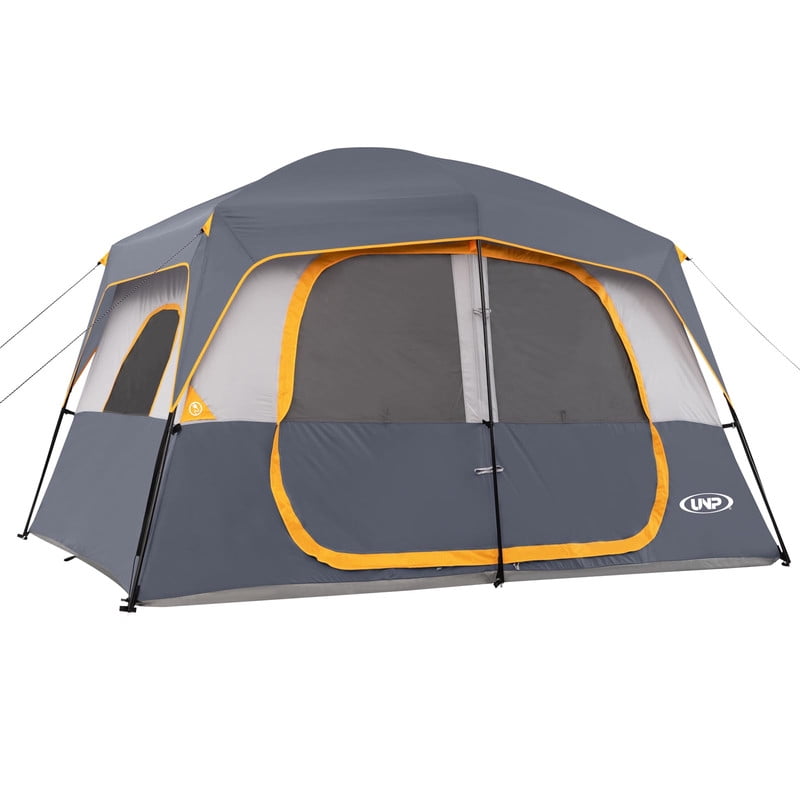 Camping Tent 8 Person, Waterproof Windproof Tent with Rainfly Easy Set up-Portable Dome Tents for Camping