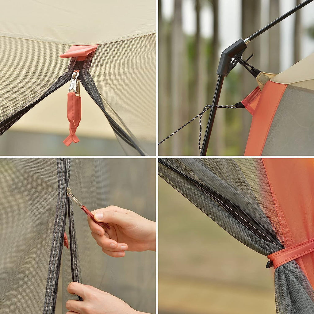 CAMPROS Screen House Room Camping Tent 13 x 13 Ft Canopy Tent Screen Shelter Gazebos Outdoor