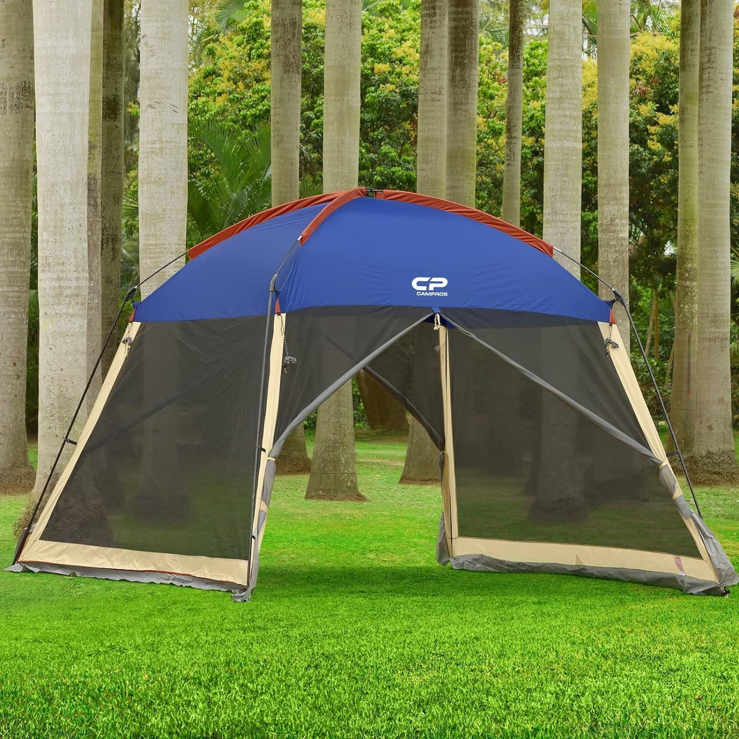 CAMPROS Screen House Room Camping Tent 13 x 13 Ft Canopy Tent Screen Shelter Gazebos Outdoor