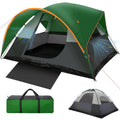 HOTEEL 6-8-10 Person Camping Tents with Rainfly, Tent for Camping with Pockets, Waterproof Camp Tent with Mesh Windows, Family Camping Tent For Traveling Hiking, Green