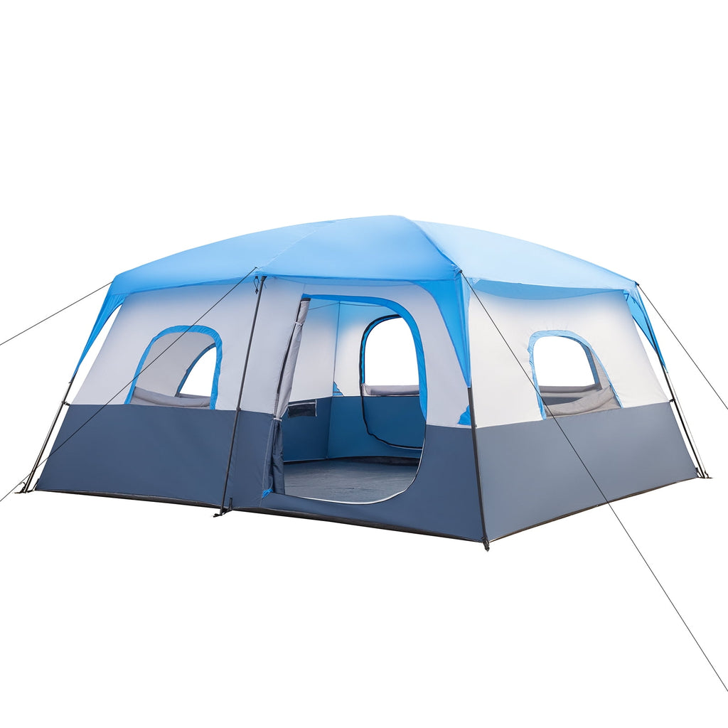Zimtown Family Tent 8 Person Instant Cabin Tent for Outdoor, Picnic, Camping, Friends Gathering Green