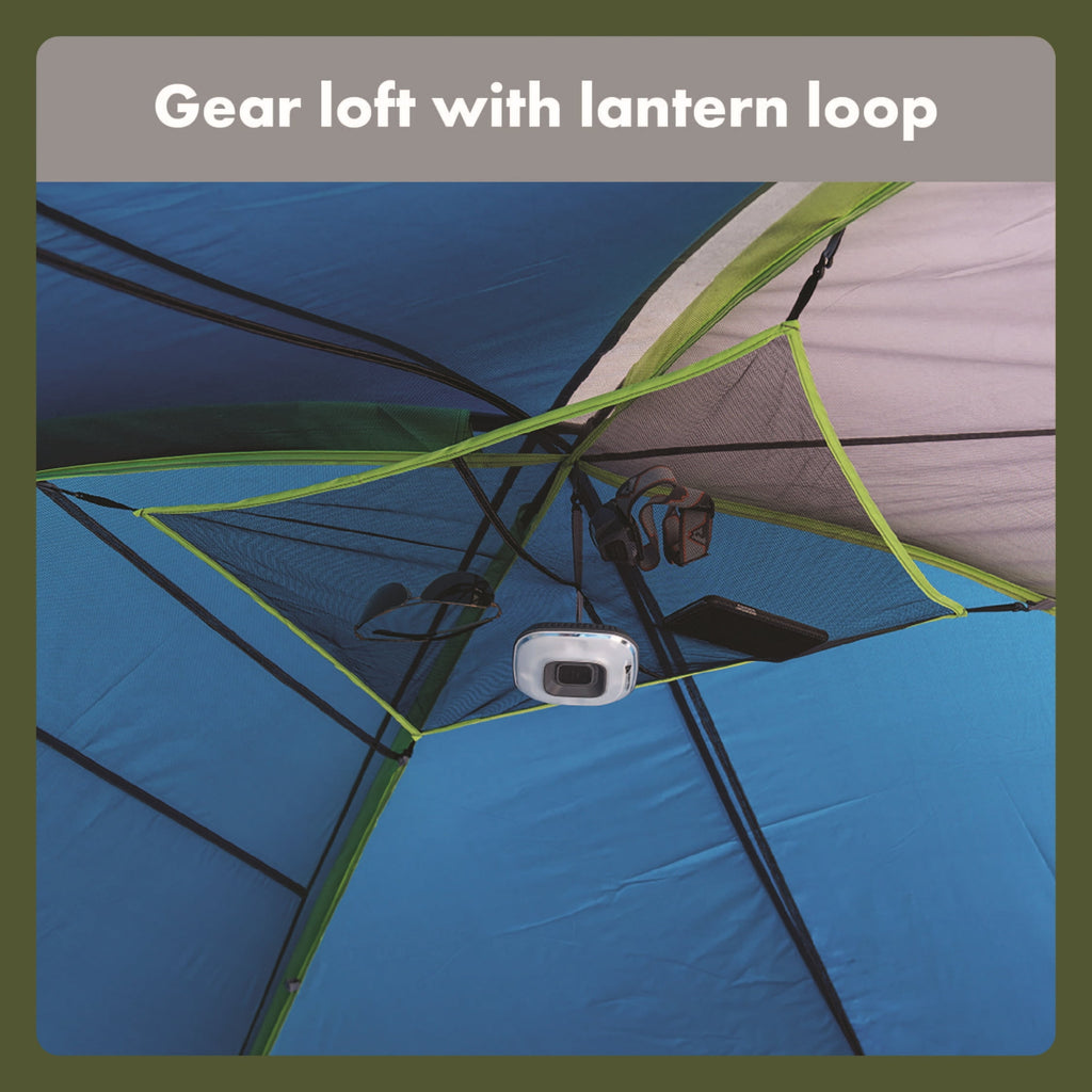 Ozark Trail 10-Person Dome Tent with Screen Porch – 3-Room Family Camping Tent with Weather Protection