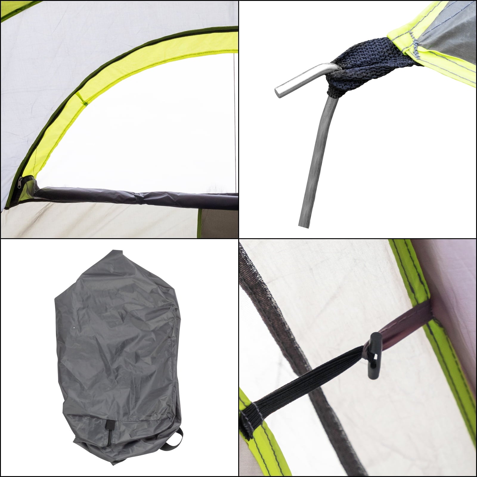 Zimtown Family Tent 8 Person Instant Cabin Tent for Outdoor, Picnic, Camping, Friends Gathering Green